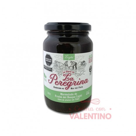 Mermelada La Peregrina Frutos del Bosque Light - 450 Grs