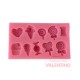 Molde Flexible Helado. Chupetin. Caramelo. Cupcake - CM