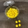 Adorno de Azucar Durazno Mediano Amarillo 100u