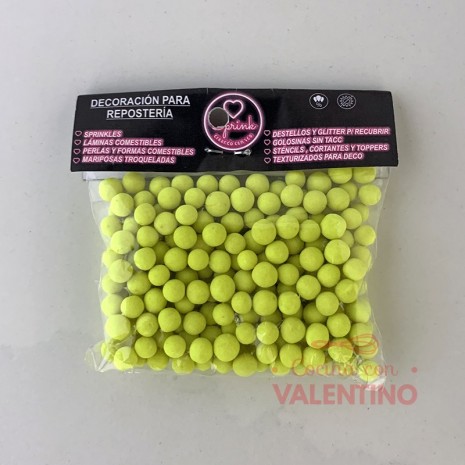 Perlas Sprink Neon Amarillo - 40 Grs