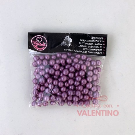 Perlas Sprink Nacaradas Lila - 40 Grs