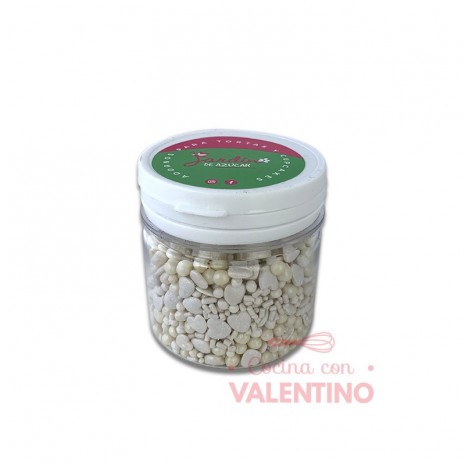 Sprinkles Multiformas Mix Blanco - 75 Grs