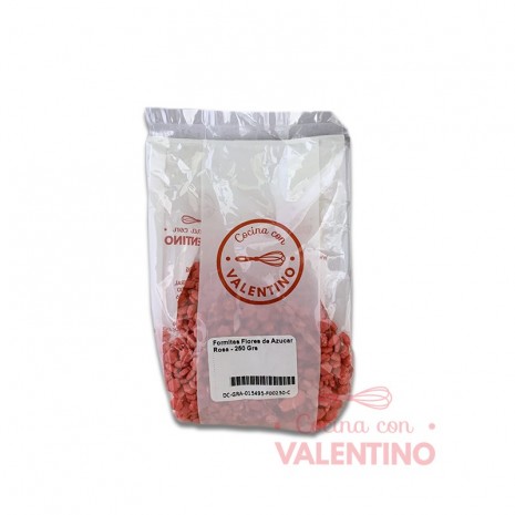 Formitas Flores de Azucar Rosa - 250 Grs