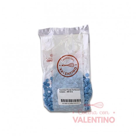 Formitas Flores de Azucar Celeste - 250 Grs