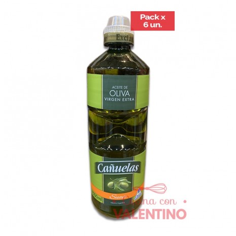 Aceite Oliva Cañuelas Botella Suave - 0.5 Lt - Pack 6 Un