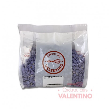 Formitas Flores de Azucar Lila - 250 Grs