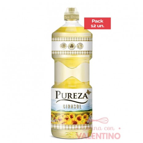 Aceite Girasol Pureza - 1.5 Lt - Pack 12 Un