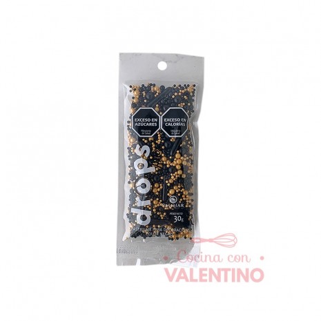 Drops Pastelar Mix Negro - 35 Grs