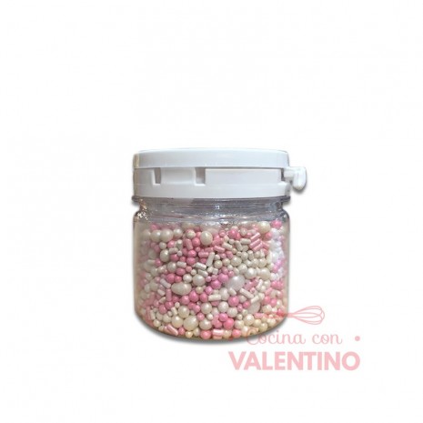 Sprinkles Multiformas Mix Rosa - 75 Grs