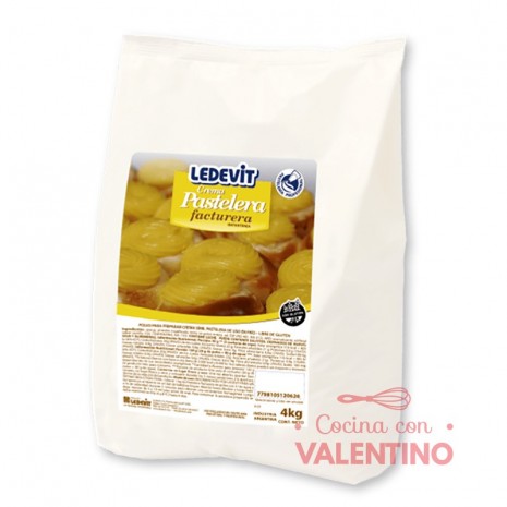 Crema Pastelera Facturera Ledevit - 4 Kg