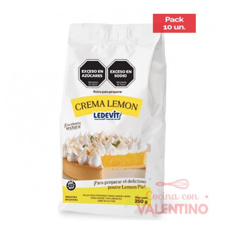 Crema Lemon Ledevit - 250Grs - Pack 10 Un.