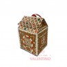 Caja Casita de Jengibre 8x8x7.5cm