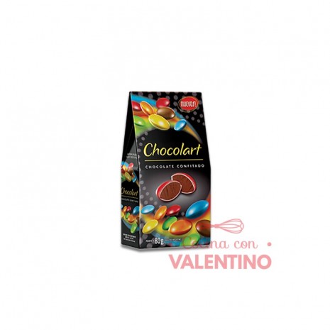 Lenteja de Chocolate Multicolor Chocolart - 80 Grs