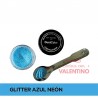 Glitter Dust Color - Neon Azul