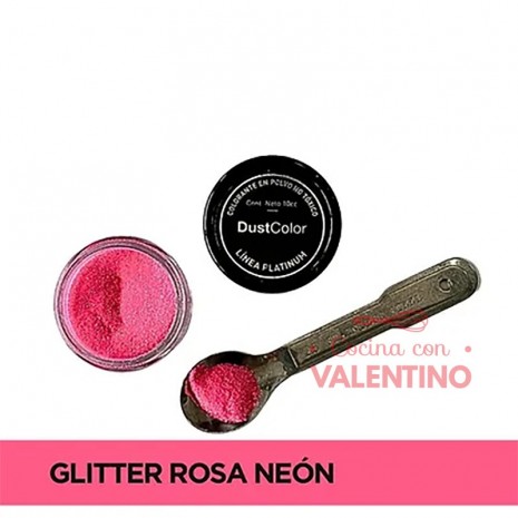 Glitter Dust Color - Neon Rosa