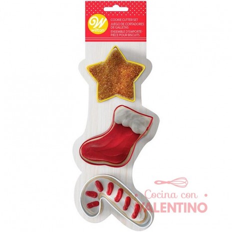 Set Cortantes Navidad Wilton - 3 Un