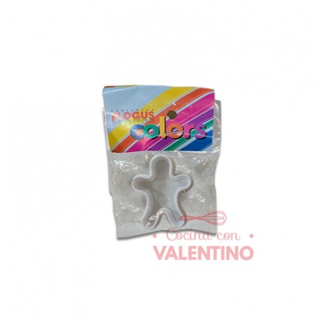 Cortante Plastico Flogus Muñeco Jengibre 4 Cm