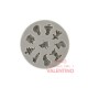 Molde Flexible Figuras Navidad x10 - CM