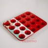 Molde Mini Muffin Isabel Vermal 20 Un Rojo