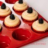 Molde Muffin Isabel Vermal 12 Un Rojo