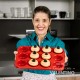Molde Muffin Isabel Vermal 12 Un Rojo