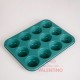 Molde Muffin Isabel Vermal 12 Un Verde