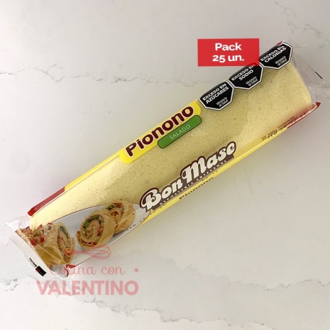 Pionono Bon Mase Salado - 200 Grs - Pack 25 Un.
