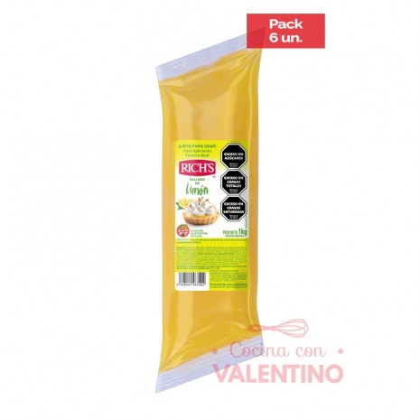 Relleno Rich de Limon - 1Kg - Pack 6 Un.