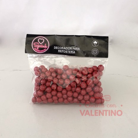 Perlas Sprink Nacaradas Rojo x 40Grs