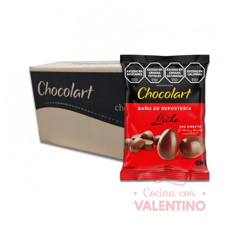 Baño de Moldeo Chocolart Leche - 500 Grs - Pack 8 Un