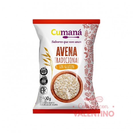 Avena Tradicional Cumana - 400 Grs