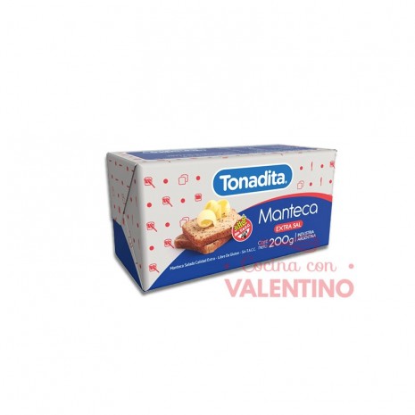 Manteca Tonadita Extra Sal - 200Grs