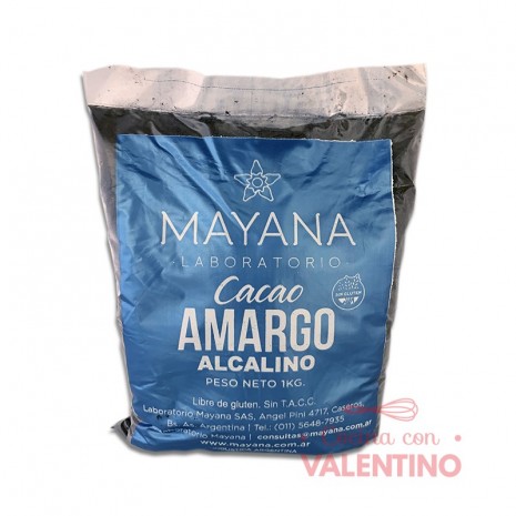 Cacao en Polvo Alcalino Mayana - 1 Kg