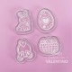 Kit Placa Tableta Choco Ruphas Pascuas CH013