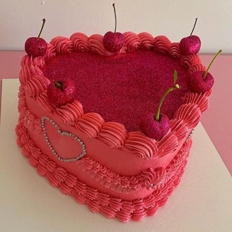Clase de 'Vintage Glitter Cake' con Fleibor