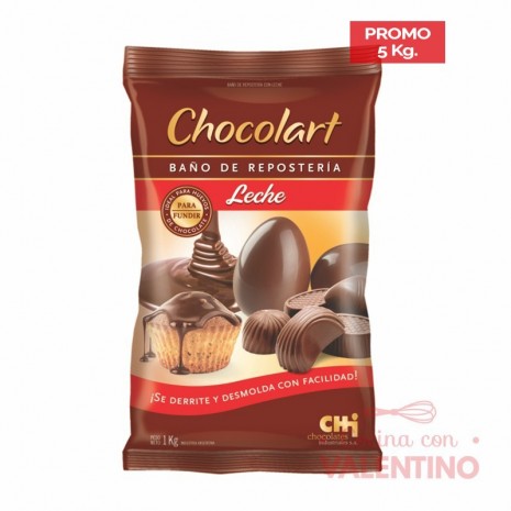 Baño de Moldeo Chocolart PROMO Leche - 5 Kg