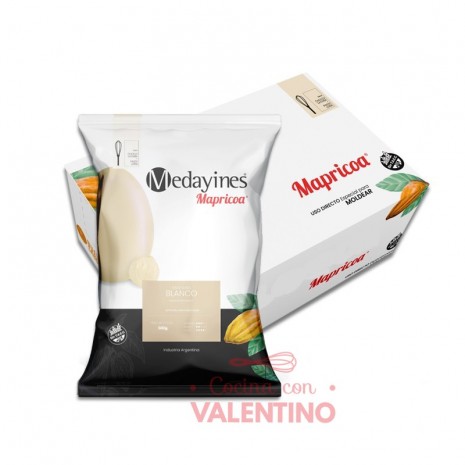 Baño de Moldeo Mapricoa Medayines Blanco - 500 Grs - Pack 6 Un.