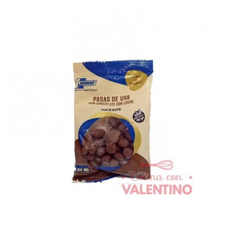 Pasas de Uva con Chocolate Leche - 120 Grs
