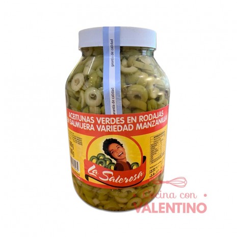 Aceituna La Salerosa Manzanilla en Rodajas - 1 Kg