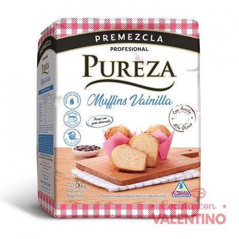Premezcla Pureza Muffin Vainilla - 5 Kg