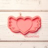 Cortante + Sello DeliPrint Corazon con Alas