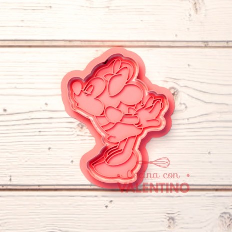 Cortante + Sello DeliPrint Minnie Beso