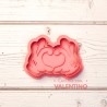 Cortante + Sello DeliPrint Mano Corazon Mickey