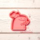 Cortante + Sello DeliPrint Florky Corazones