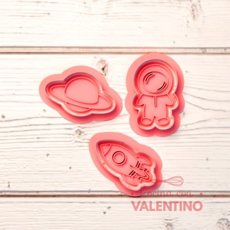 Cortante + Sello DeliPrint Set Mini Espacio