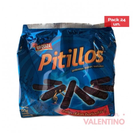Pitillos Bañados Urquiza - 60 Grs - Pack 24 Un