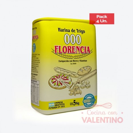 Harina 3/0 Florencia - 5 Kg Pack 4 Un