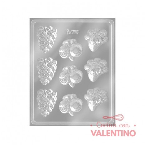 Placa Parpen Bombones Frutas x9 P342