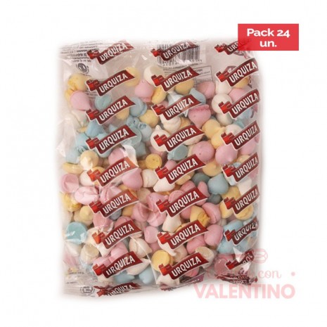 Merengue Urquiza Supermini Color - 100 Grs - Pack 24 Un