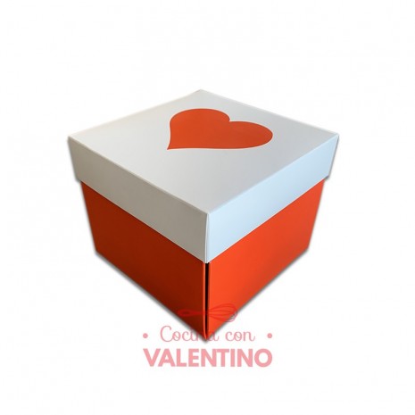 Caja Sorpresa Diseño Corazon 12x12x10 cm